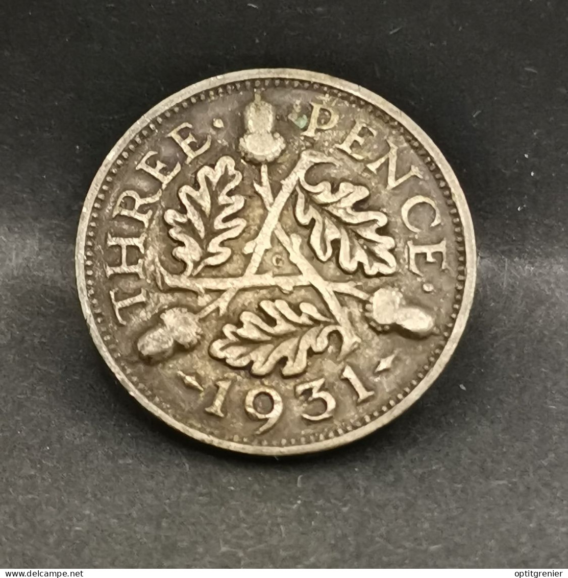 3 PENCE ARGENT 1931 GEORGE V 2ème EFFIGIE 1er TYPE ROYAUME UNI / UNITED KINGDOM SILVER - F. 3 Pence