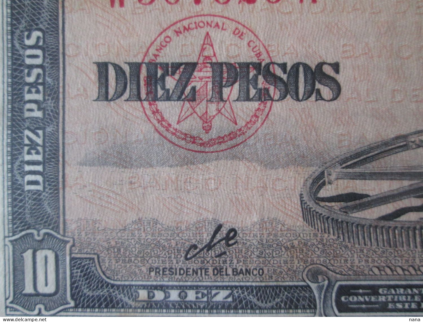 Cuba 10 Pesos 1960 Banknote Very Good Conditions,sign.Che Guevara See Pictures - Kuba