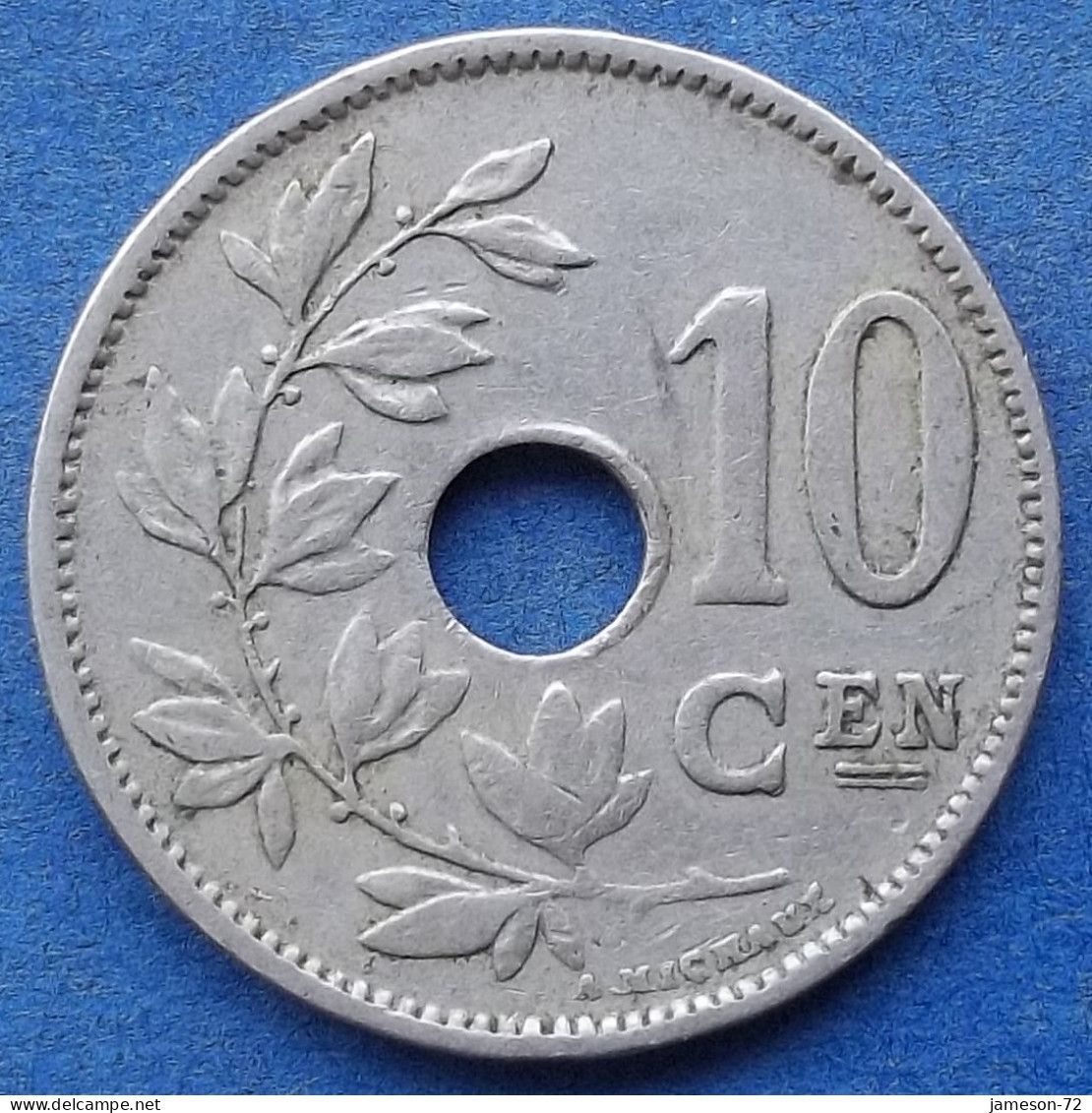 BELGIUM - 10 Centimes 1924 Flemish KM# 86 Albert I (1909-1934) - Edelweiss Coins - 10 Cents