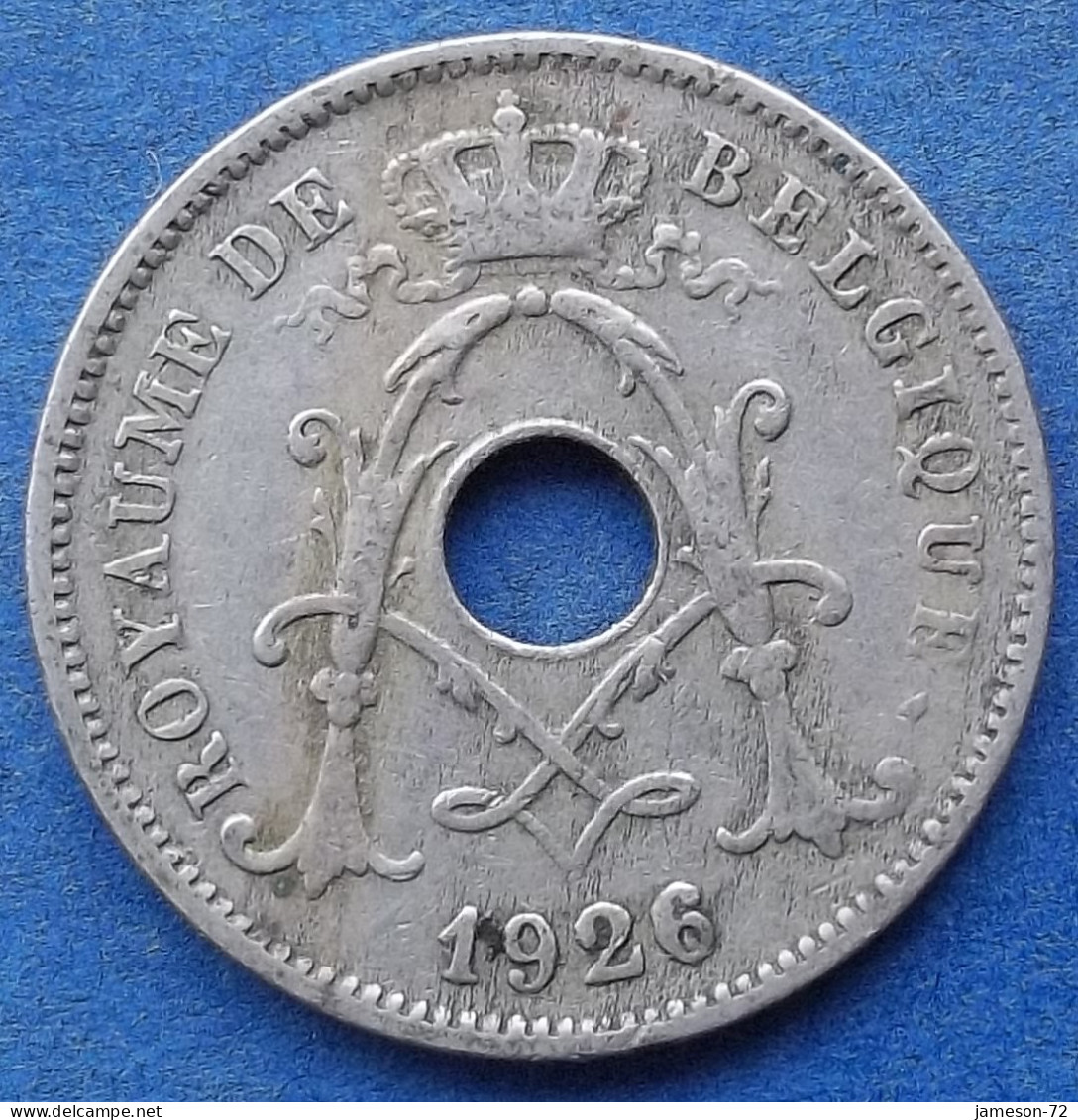 BELGIUM - 10 Centimes 1926 French KM# 85.1 Albert I (1909-34) - Edelweiss Coins - 10 Cent