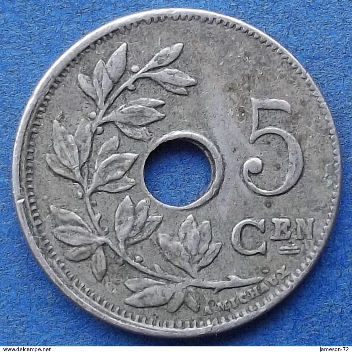 BELGIUM - 5 Centimes 1925 Dutch KM# 67 Albert I (1909-1934) - Edelweiss Coins - 5 Cent