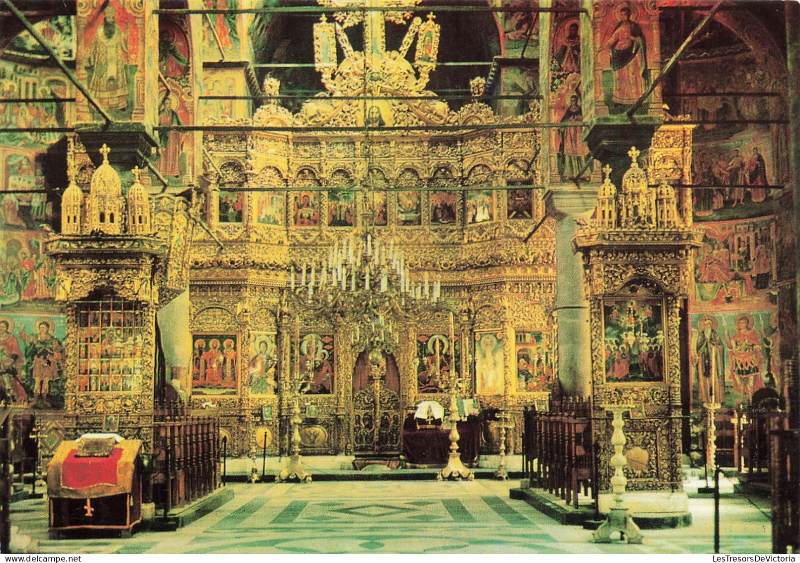 BULGARIE - Nationalmuseum Rilakloster Der Holzgeschnitzte Altar Der Hauptklosterkirche  - Carte Postale - Bulgarie