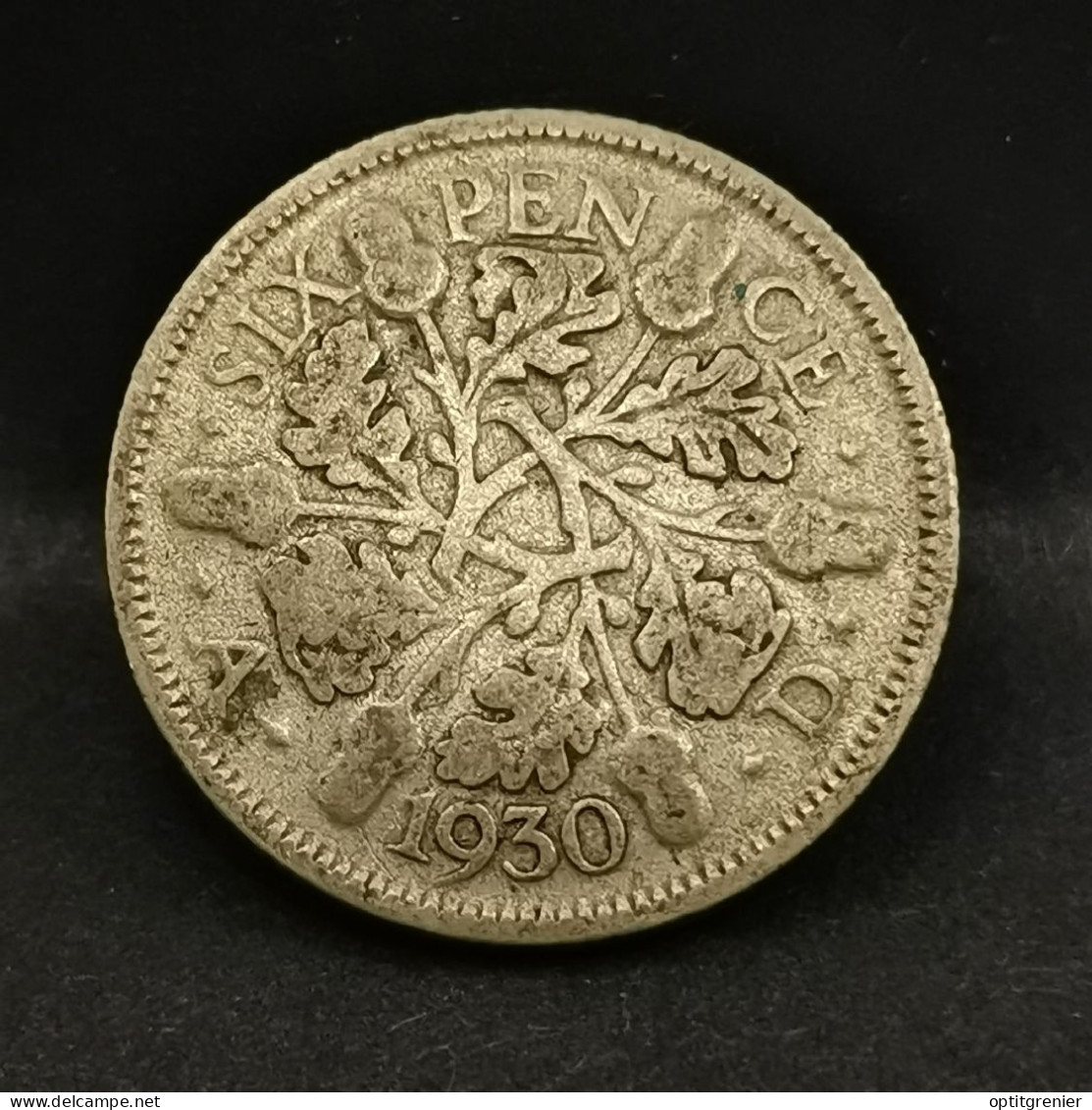 6 PENCE ARGENT 1930 GEORGE V 2e EFFIGIE 2e TYPE ROYAUME UNI / UNITED KINGDOM SILVER - H. 6 Pence