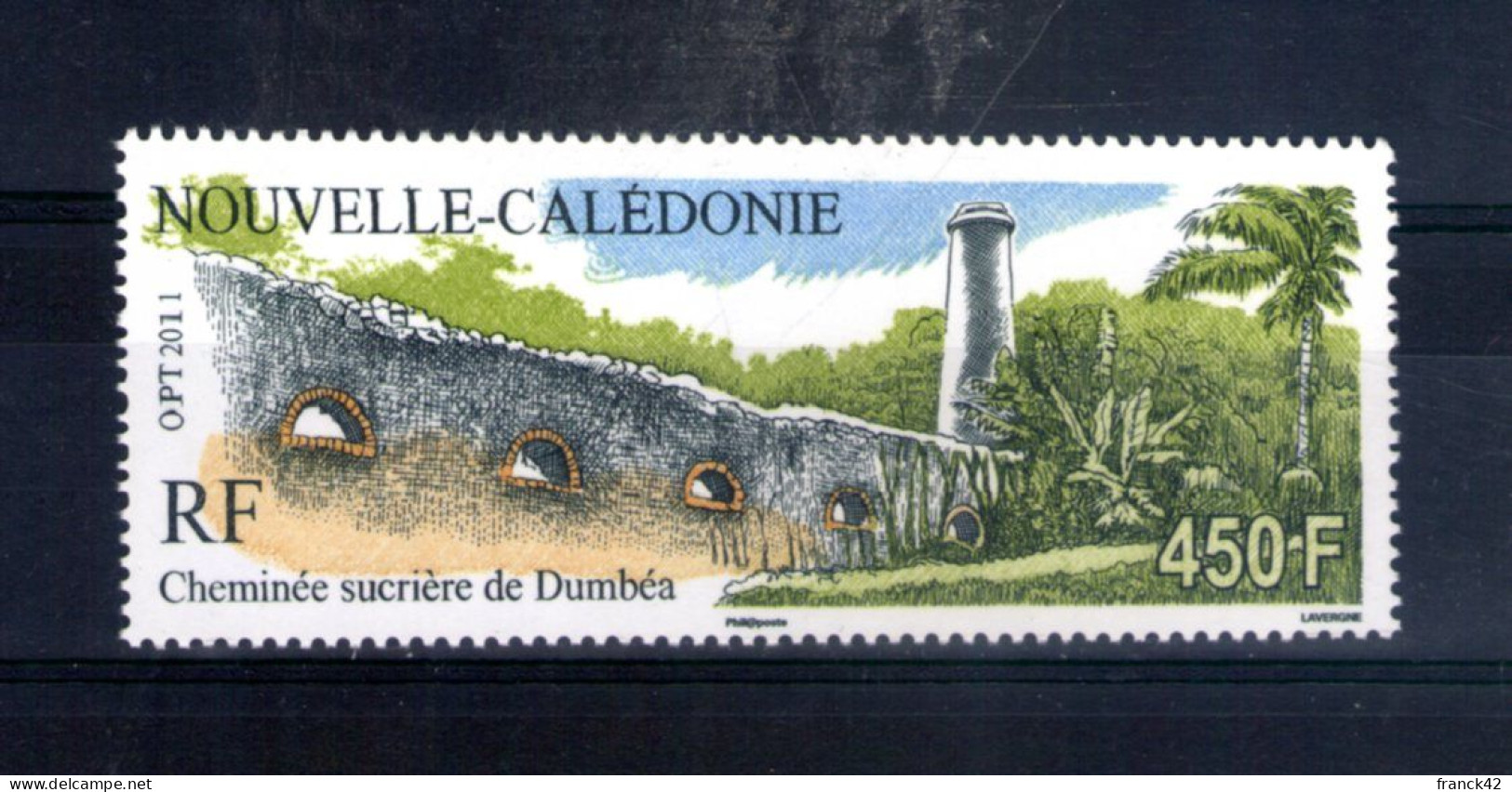 Nouvelle Calédonie. Cheminée De L'usine Sucrière De Dumbéa. 2011 - Unused Stamps