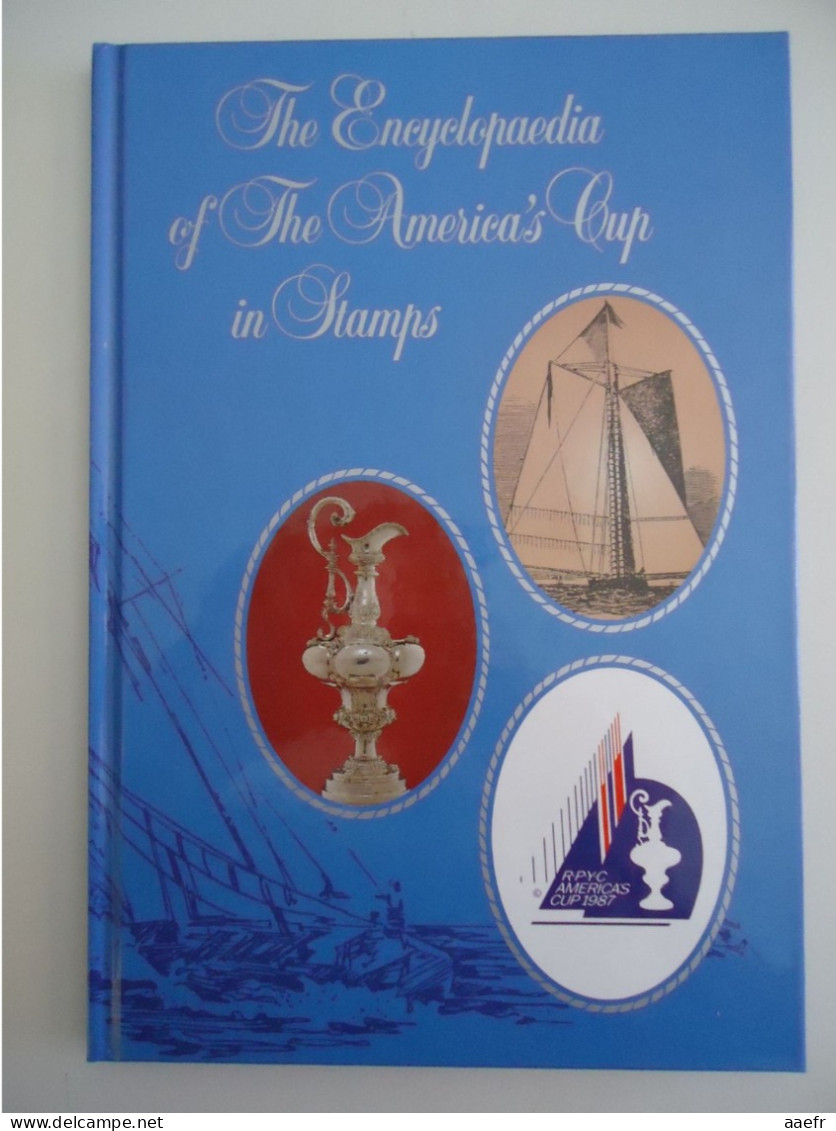 Salomon (Iles) 1987 - Album - The Encyclopaedia Of The America's Cup In Stamps - Sc 570/74 + SS 575 + Fac Simile - Islas Salomón (1978-...)