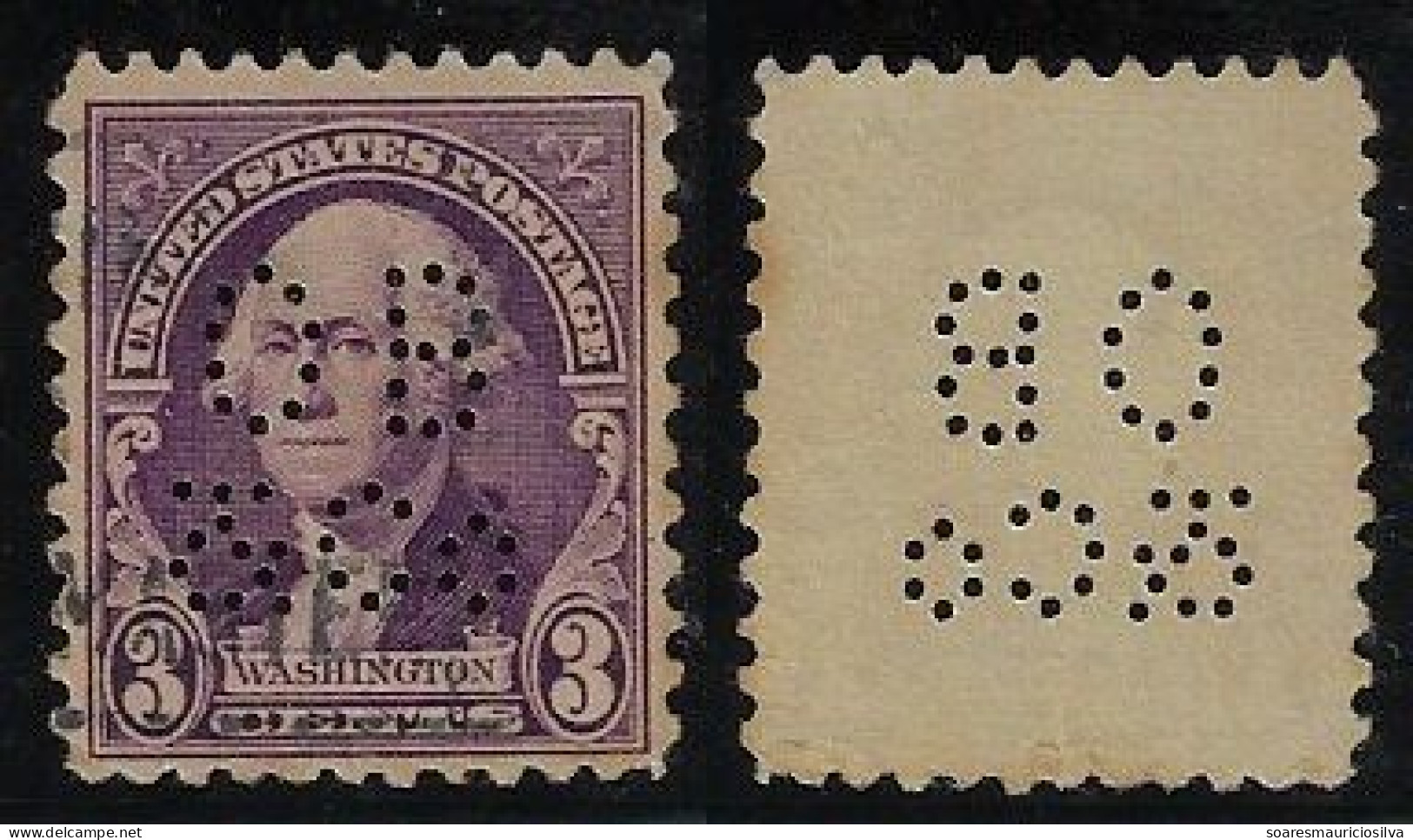 USA United States 1912/1942 Stamp With Perfin OB/&Co By Orvis Brothers & Company From New York Lochung Perfore - Perfin