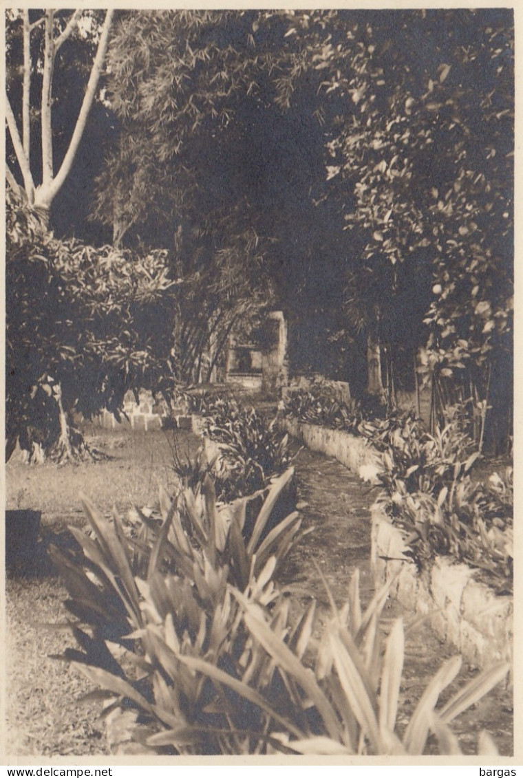Photo Ancienne De La Colombie Jardin De L'hôtel à Fusagasuga - América