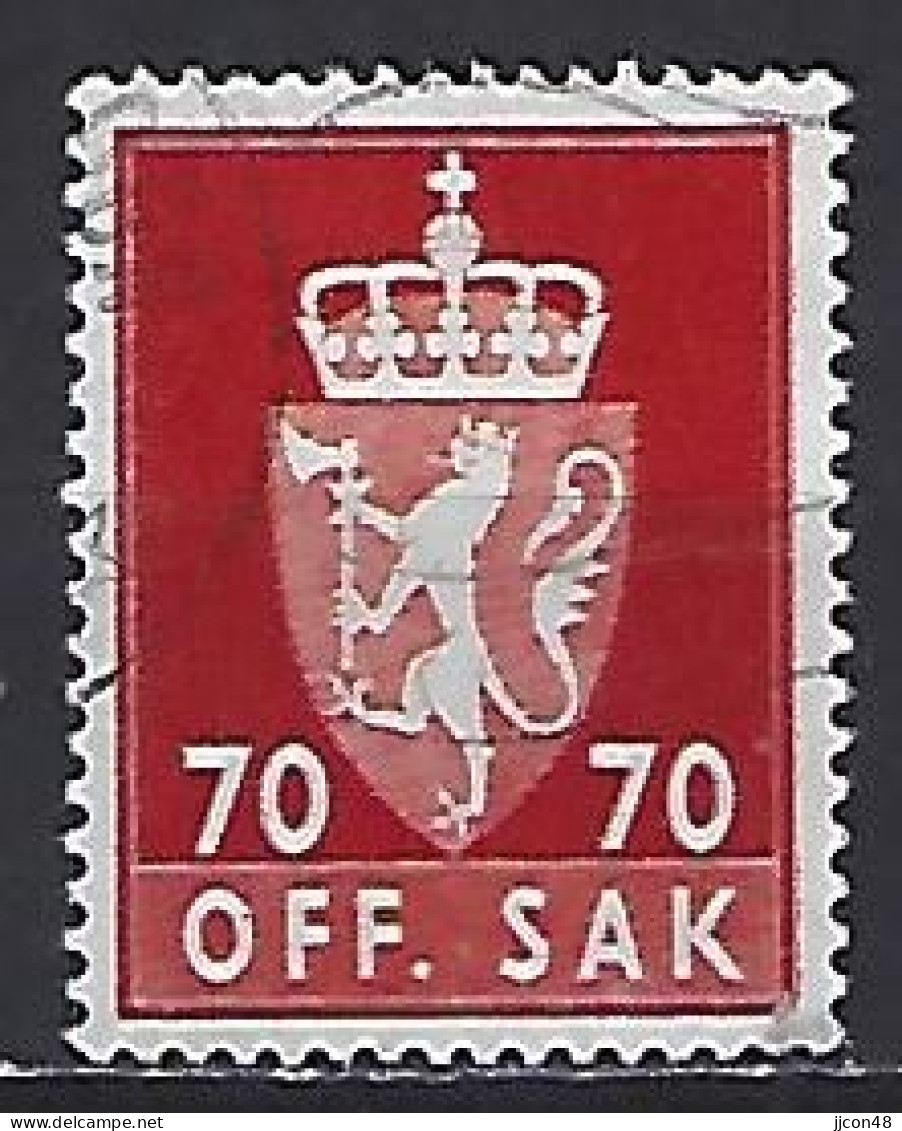 Norway 1969-73  Official Stamps (o) 92 - Oficiales