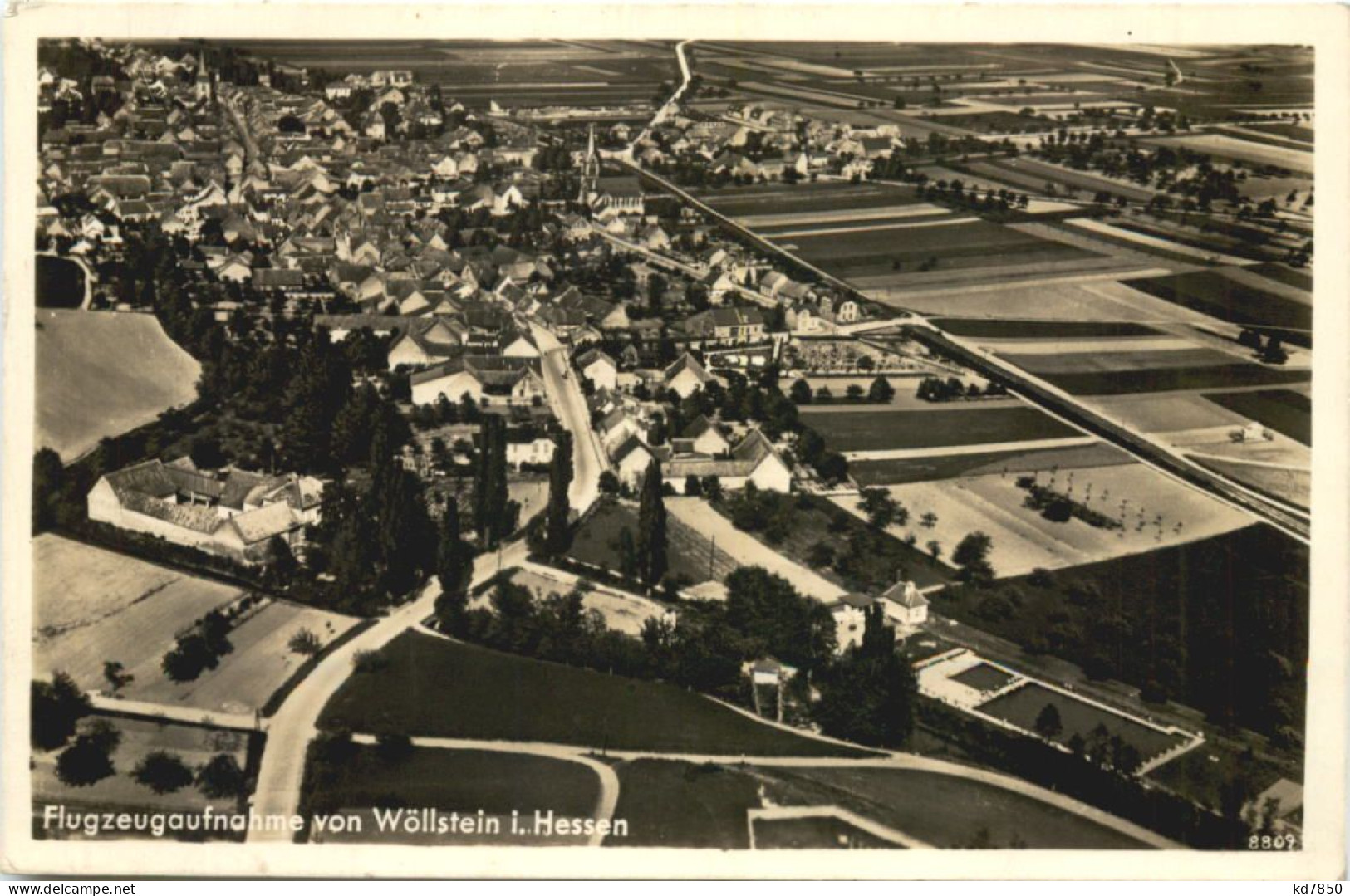Wöllstein In Hessen - Flugzeugaufnahme - Alzey