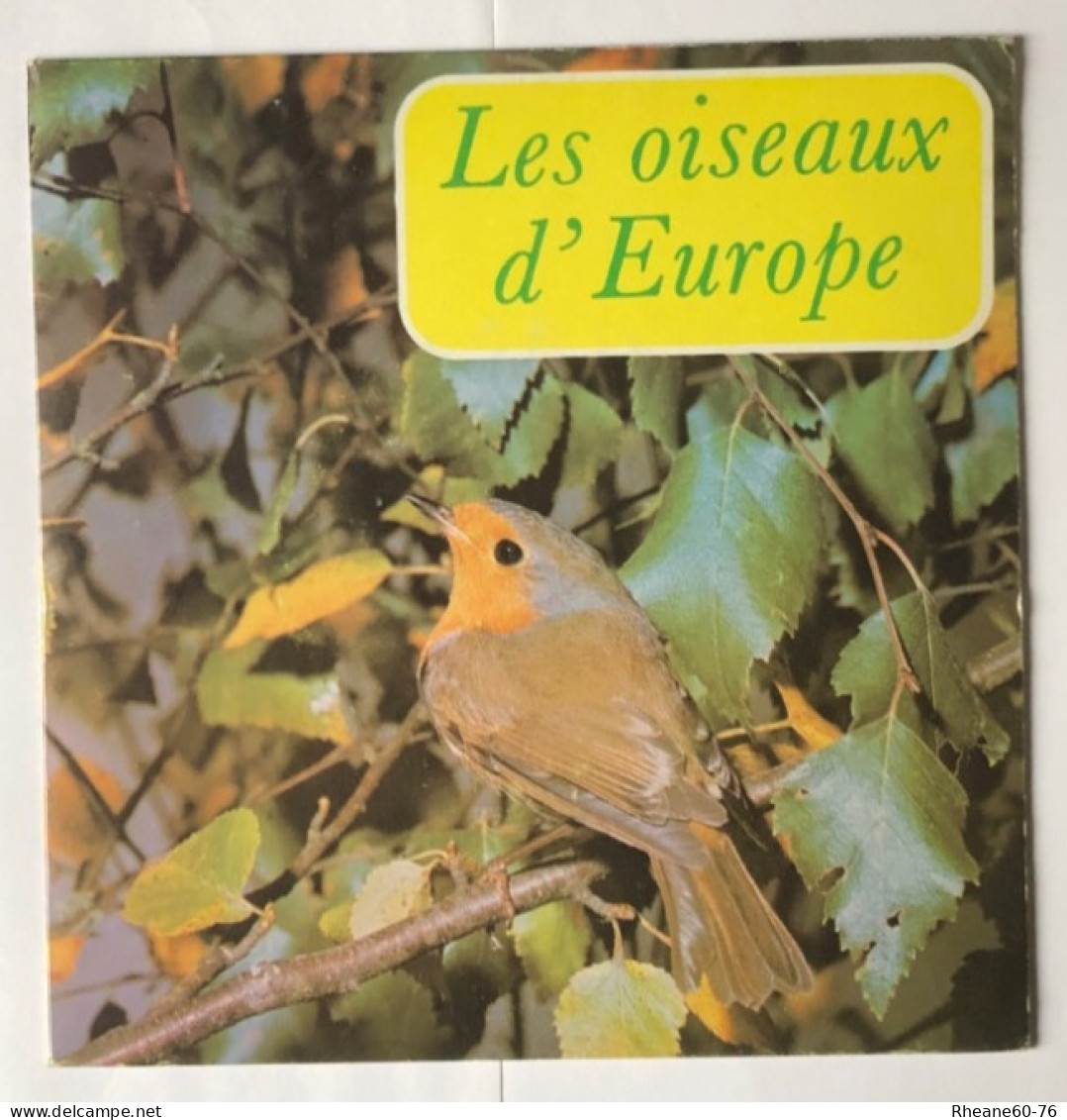 33 Tours Format 45T - Les Oiseaux D'Europe - ACEM Pour Sélection Du Reader's Digest - Formatos Especiales