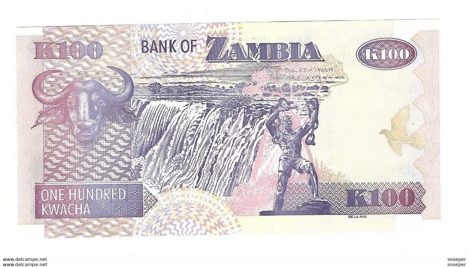 *zambia 100 Kwacha 2009  38i  Unc - Zambie
