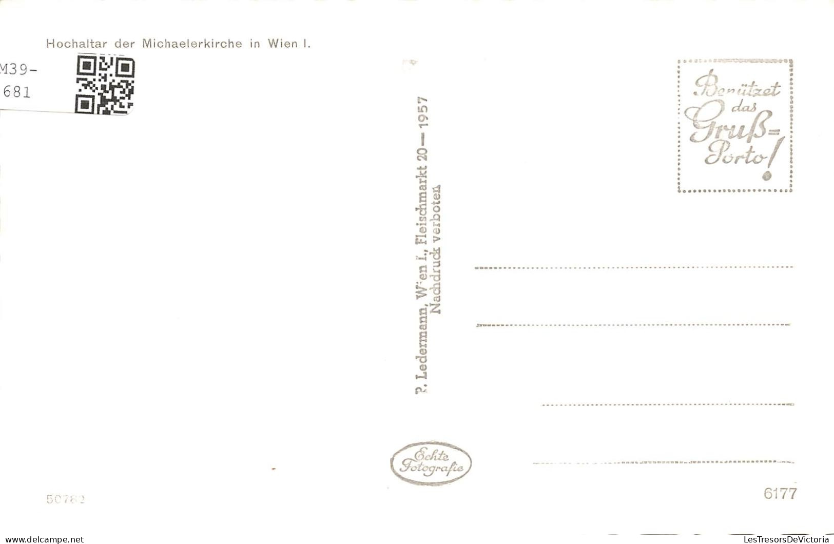 BATIMENTS ET ARCHITECTURE - Hochaltar Der Michaelerkirche In Wien - Carte Postale Ancienne - Kirchen U. Kathedralen