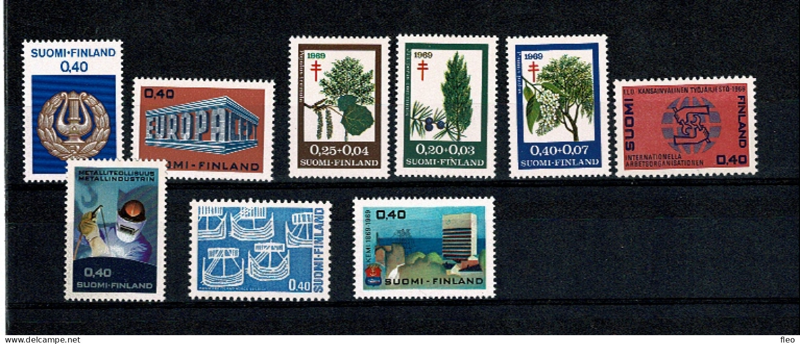 1969 Finland : Lot Timbres** - Neufs