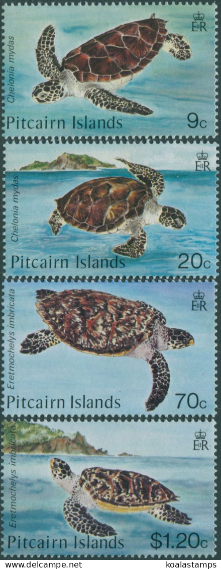 Pitcairn Islands 1986 SG281-284 Turtles Set MNH - Pitcairninsel