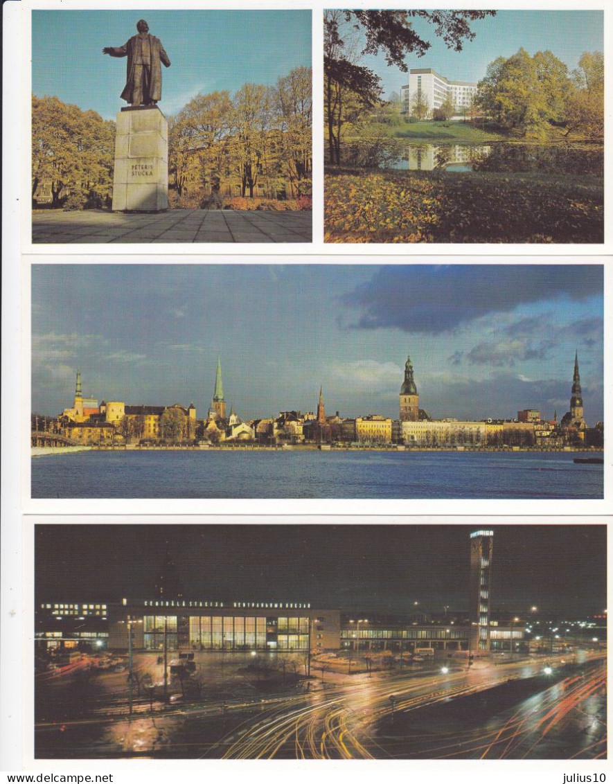 LATVIA Riga 18 Postcards In Holder. #A1 - Lettland