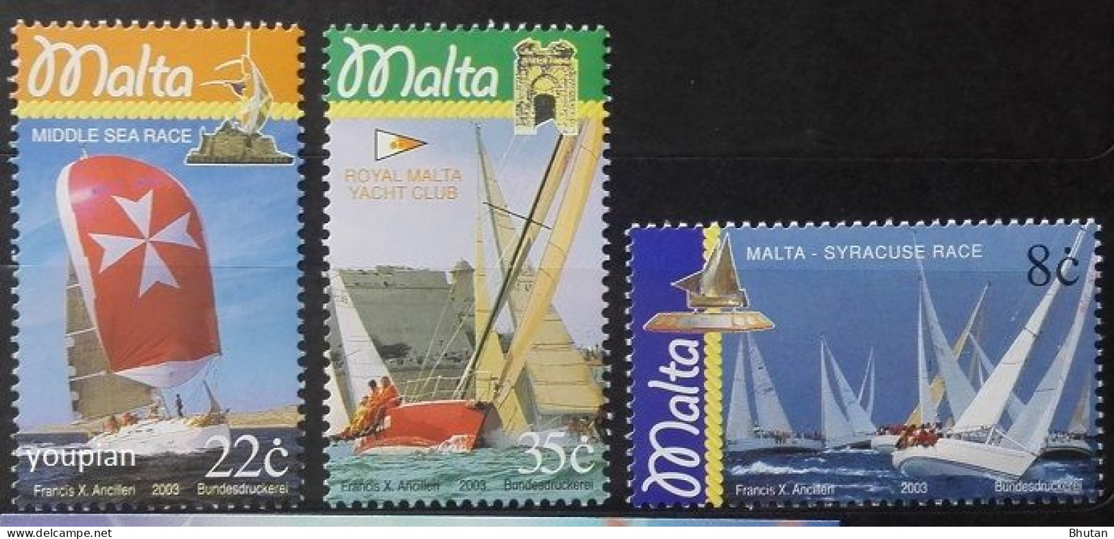 Malta 2003, Sailing Yachts, MNH Stamps Set - Malta