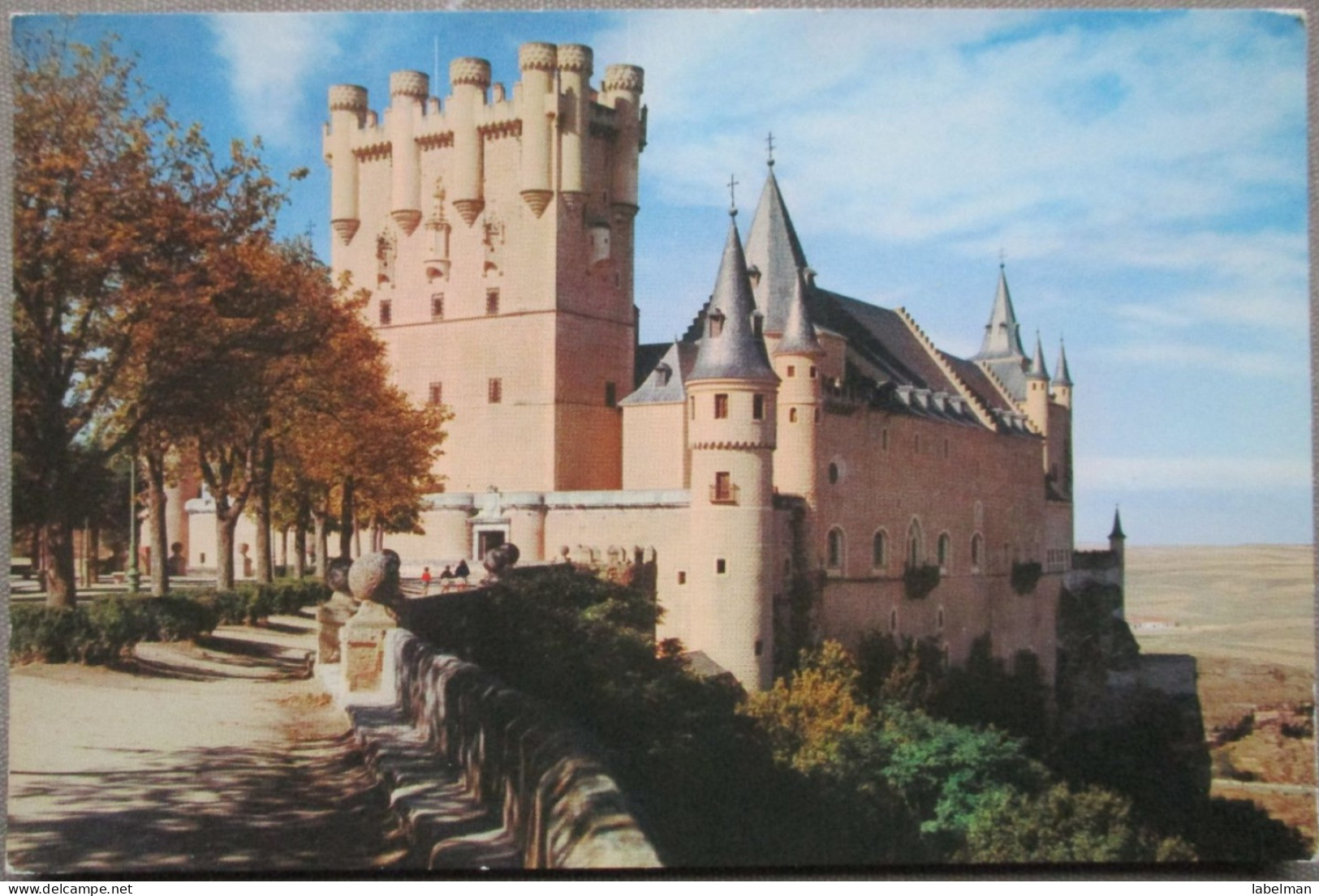 SPAIN SPAGNE CASTILLA SEGOVIA ALCAZAR PALACE TARJETA POSTAL POSTKARTE POSTCARD ANSICHTSKARTE CARTEM POSTALE CARTOLINA - Segovia