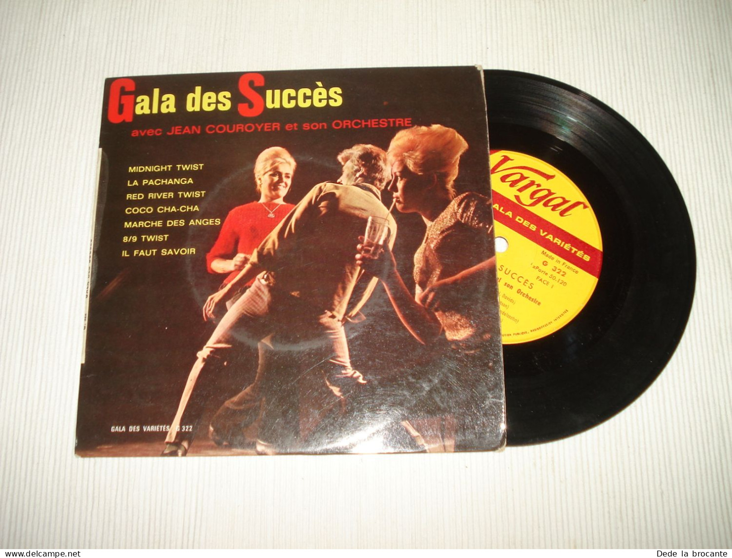 B13 / Jean Couroyer Et Son Orchestre - 7"- 33 T - G-322 - FR 1962  EX/EX - Speciale Formaten