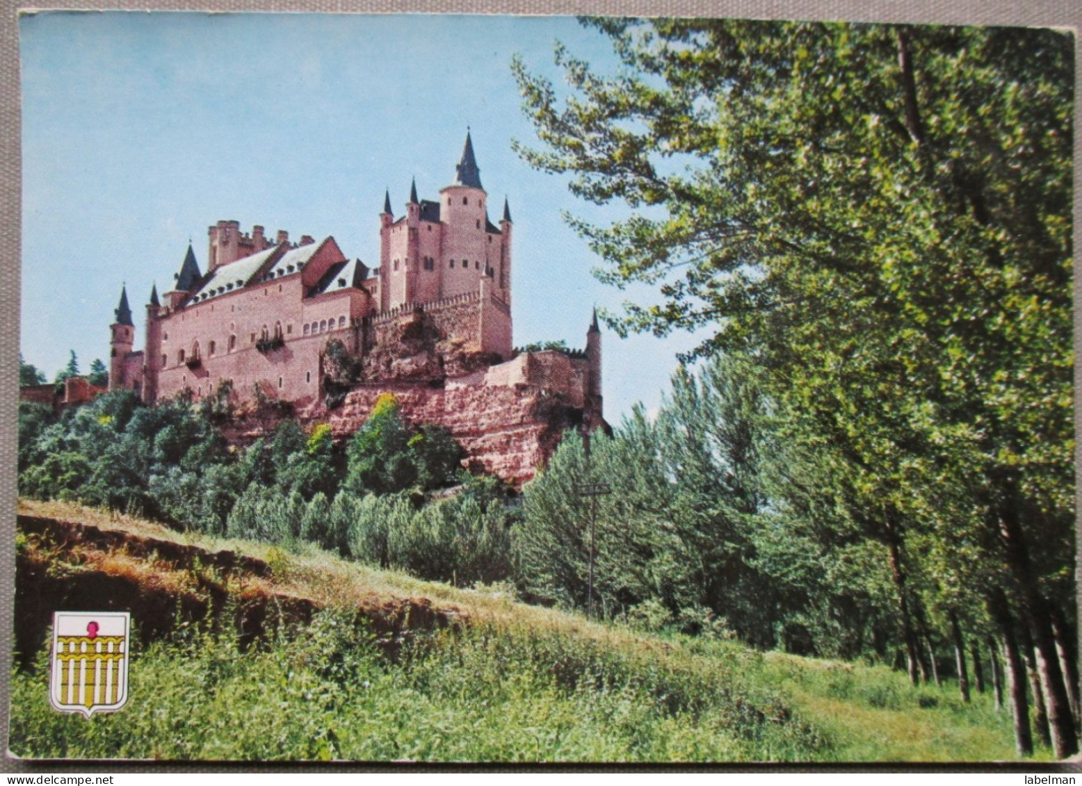 SPAIN SPAGNE CASTILLA SEGOVIA ALCAZAR PALACE TARJETA POSTAL POSTKARTE POSTCARD ANSICHTSKARTE CARTEM POSTALE CARTOLINA - Segovia