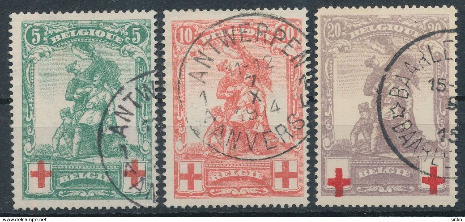 1914. Belgium - 1914-1915 Red Cross