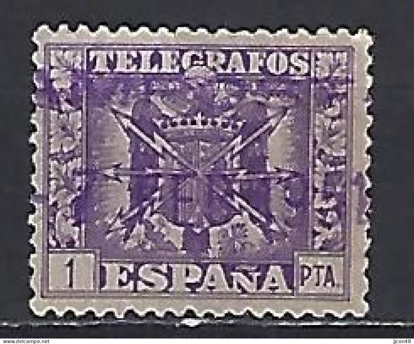 Spain 1949  Telegraph Stamp (o) - Service