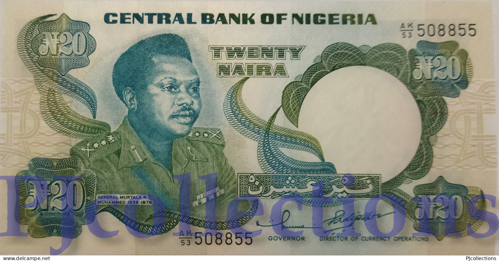 NIGERIA 20 NAIRA 1984 PICK 26f UNC - Nigeria