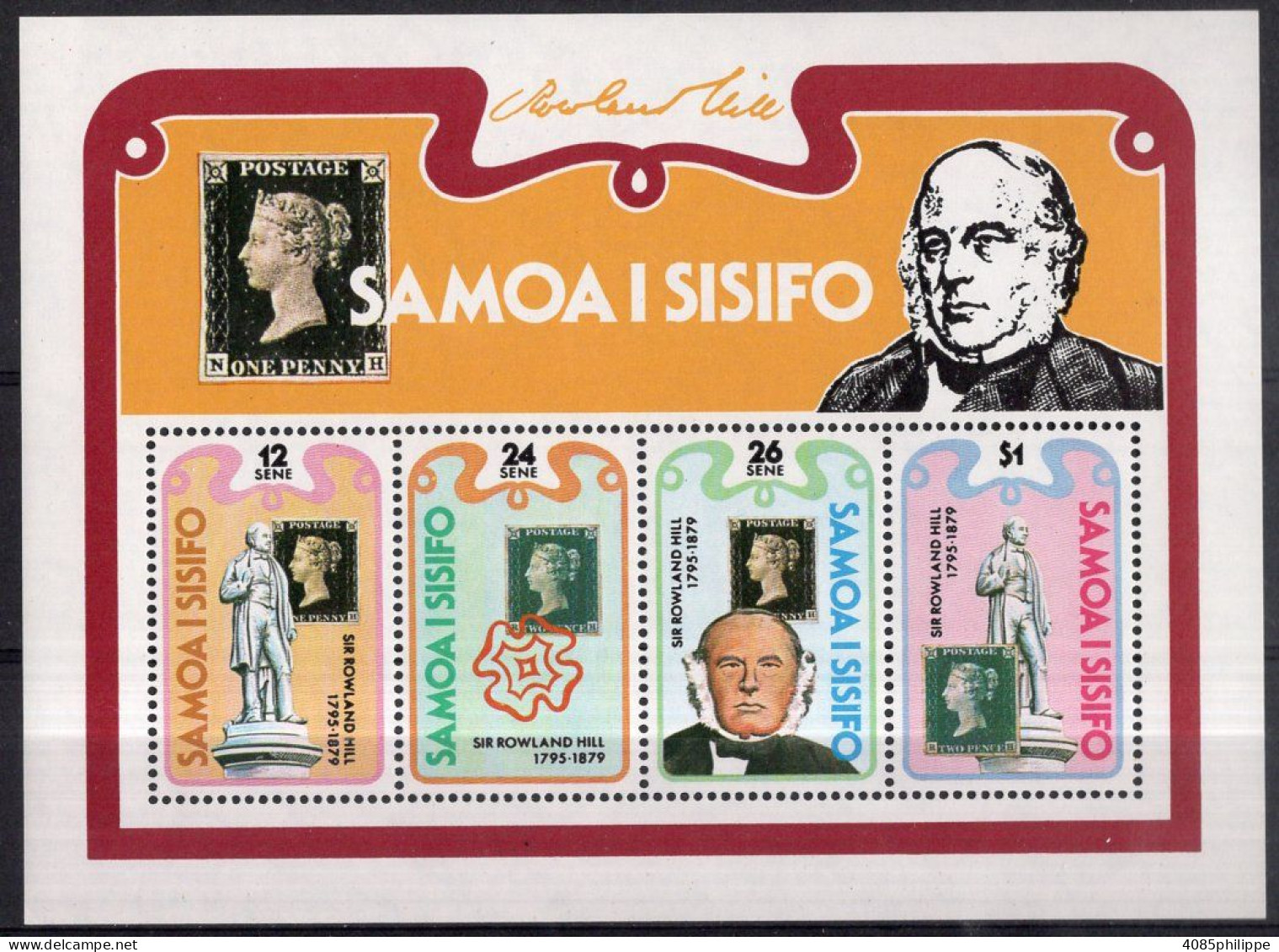 SAMOA Bloc N°19**  Neuf Sans Charnières  TB Cote : 3,00€ - Samoa