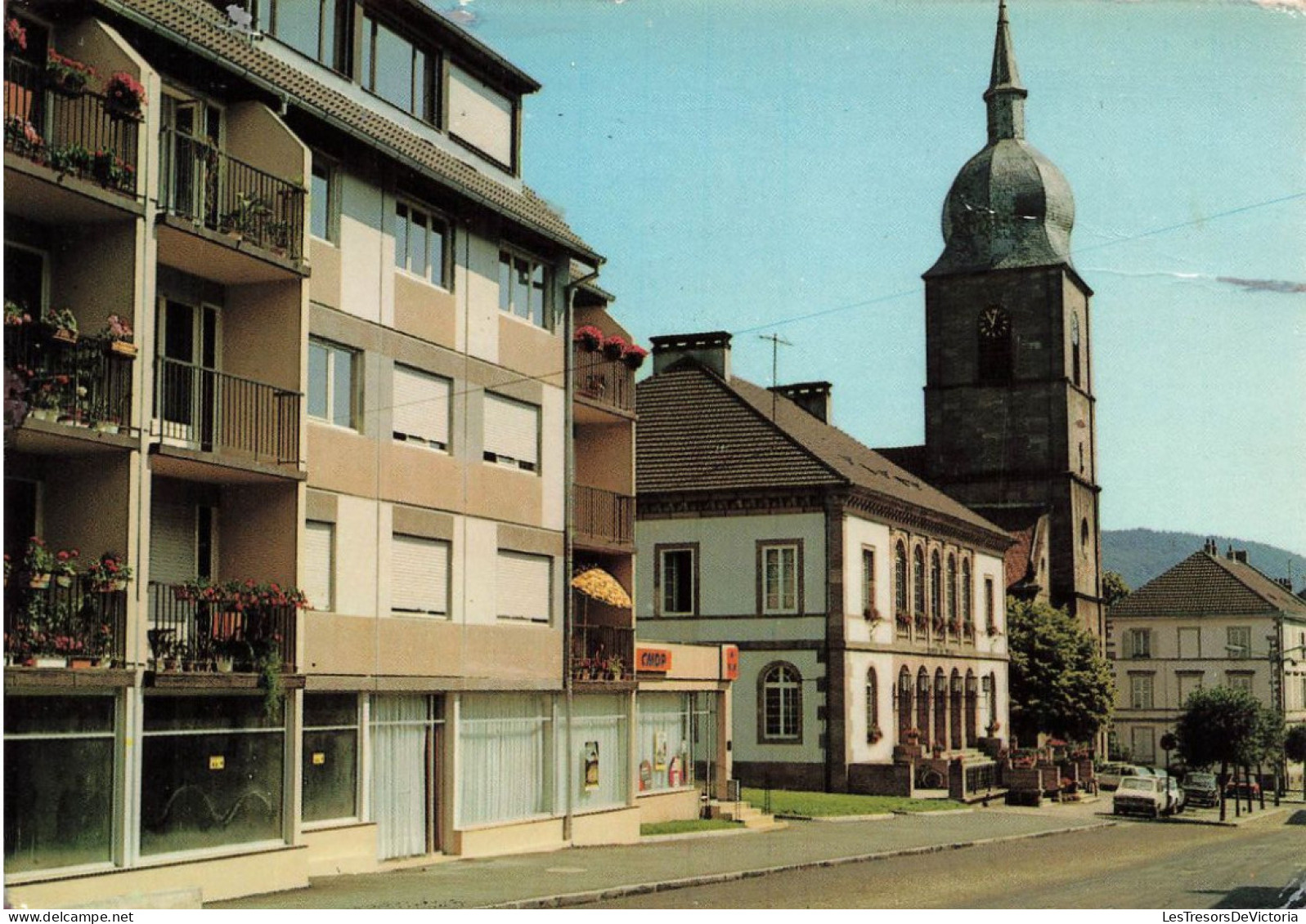 FRANCE - Sainte Marie Aux Mines - La Rue Du Maréchal De Lattre De Tassigny - Colorisé - Carte Postale - Sainte-Marie-aux-Mines