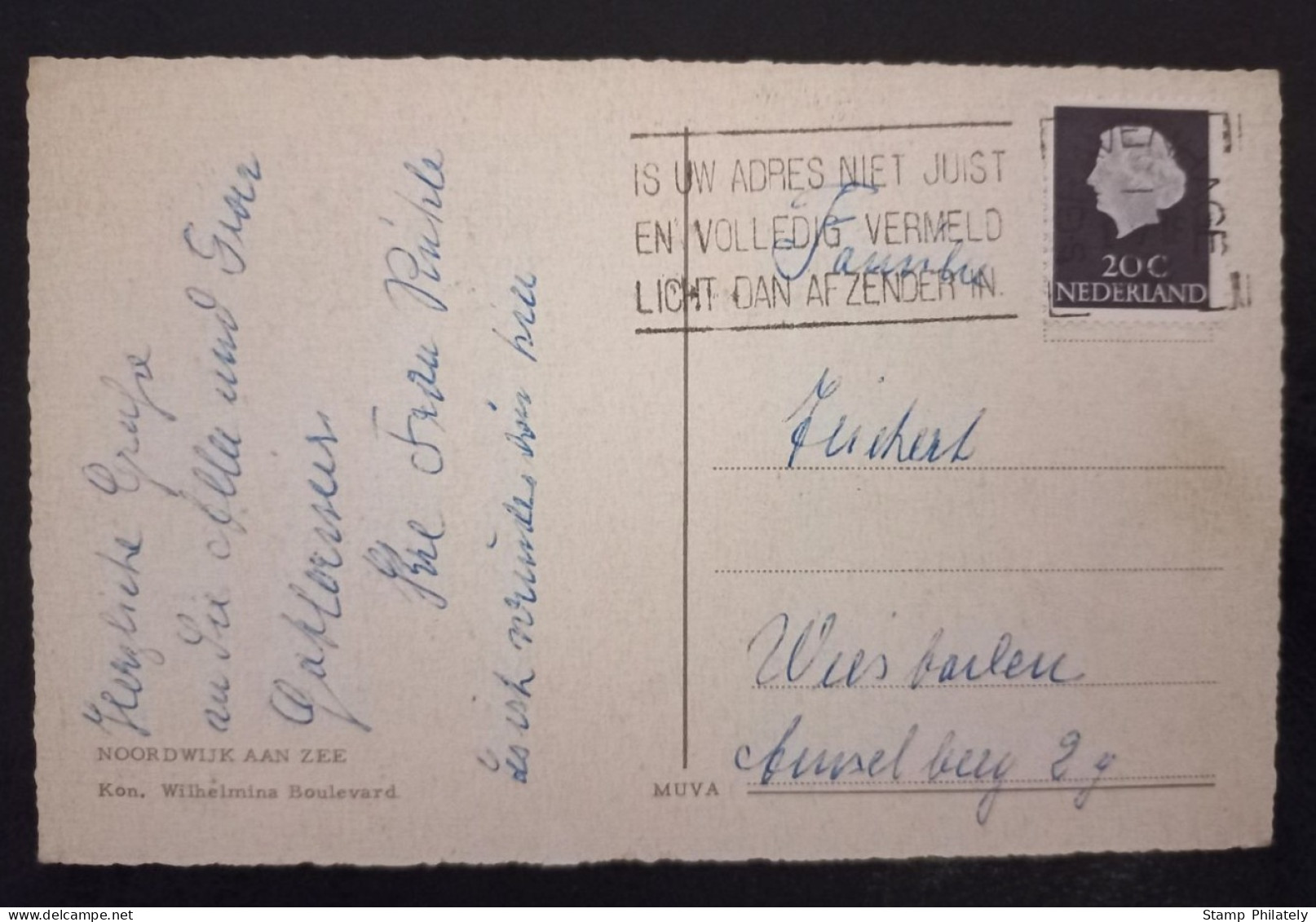 Netherlands Noordwijk Used Postcard With Stamp - Noordwijk (aan Zee)