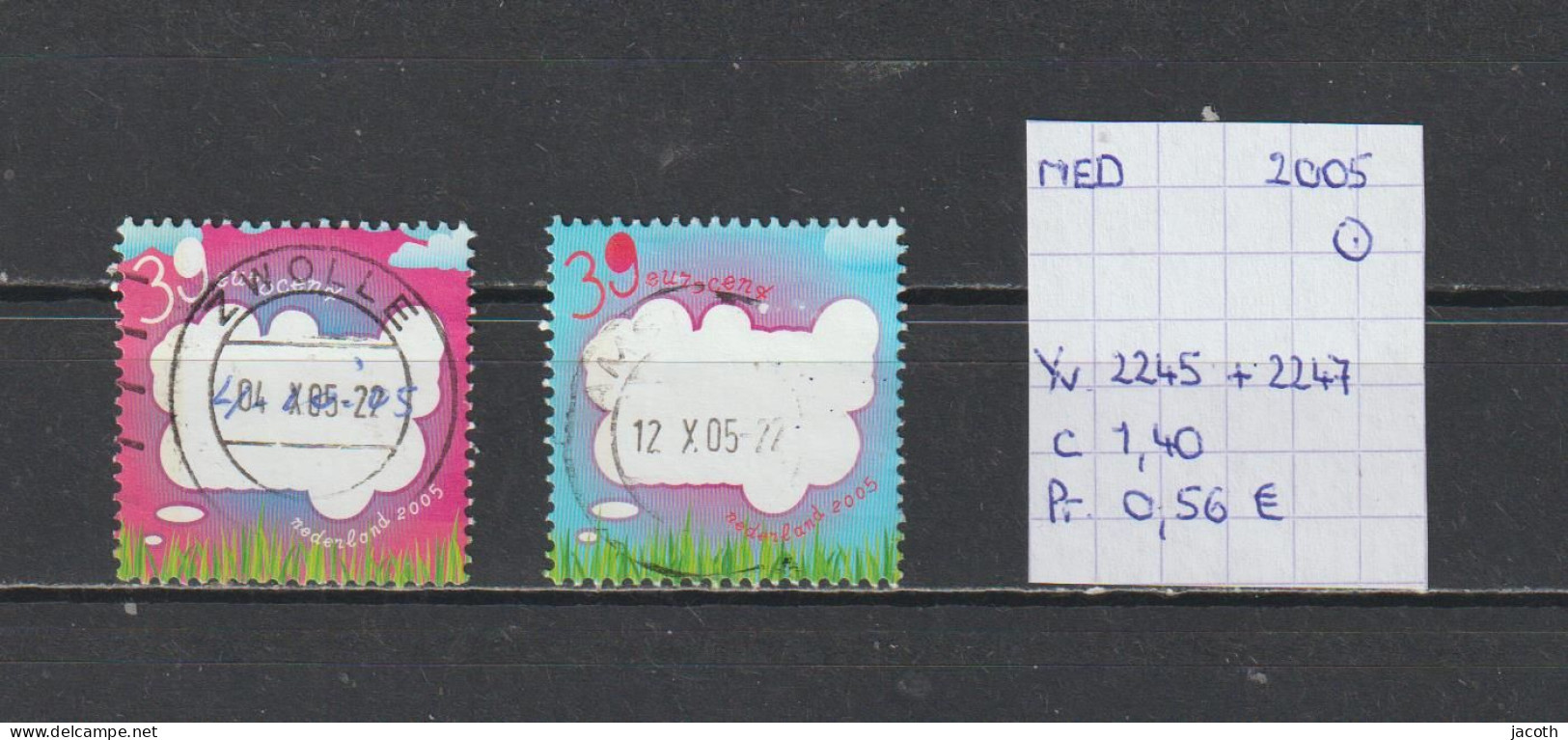 Nederland 2005 - YT 2245 + 2247 (gest./obl./used) - Usati