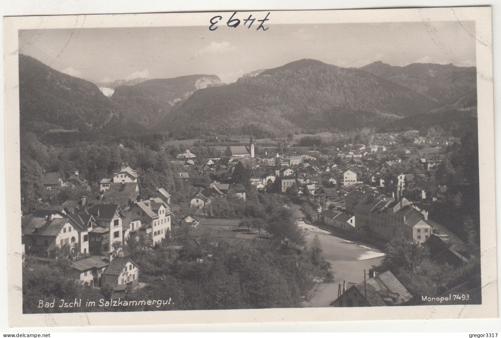 E4395) BAD ISCHL Im Salzkammergut - Sehr Schöne Alte FOTO AK - Häuser Details Vorne ALT! - Bad Ischl