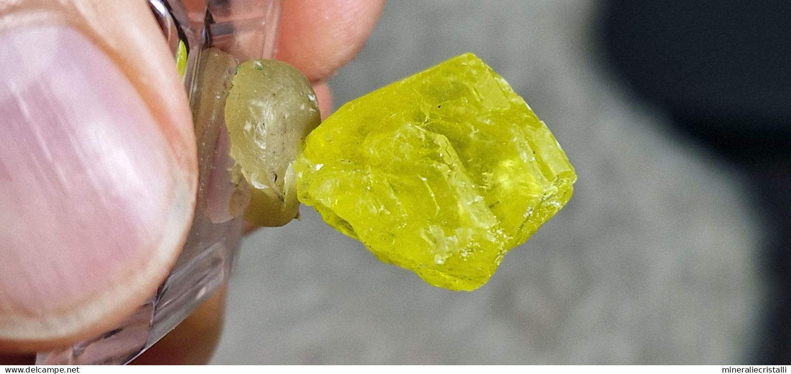 Zolfo cristallo singolo gemma Sicilia cozzodisi 3,18 gr