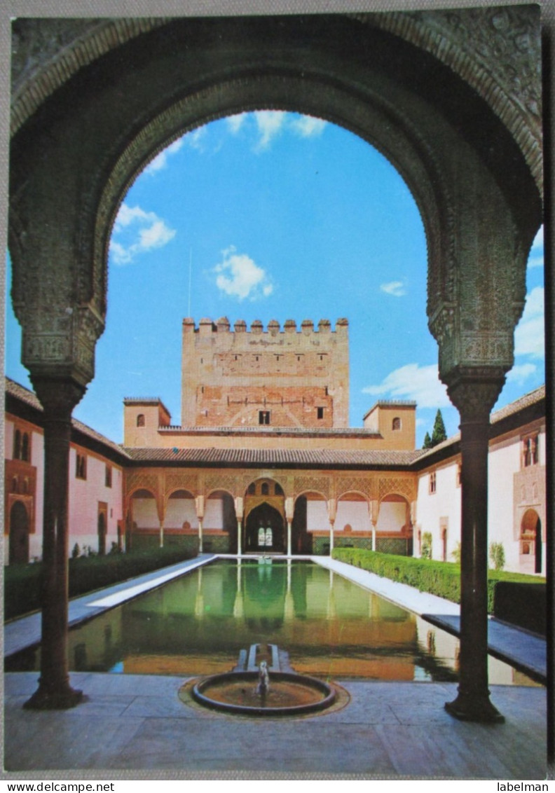 SPAIN SPAGNE ANDALUCIA GRANADA ALHAMBRA PALACE GARDEN TARJETA POSTAL POSTCARD ANSICHTSKARTE CARTEM POSTALE CARTOLINA - Segovia