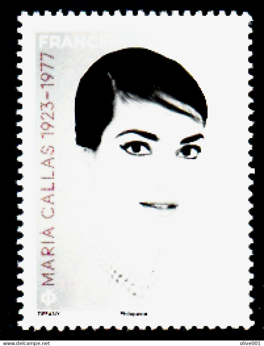 France - Maria Callas (1923-1977) - Lettre Internationale - Opéra - Chanteuse - Musique - MNH ** Neuf - New - Cantanti