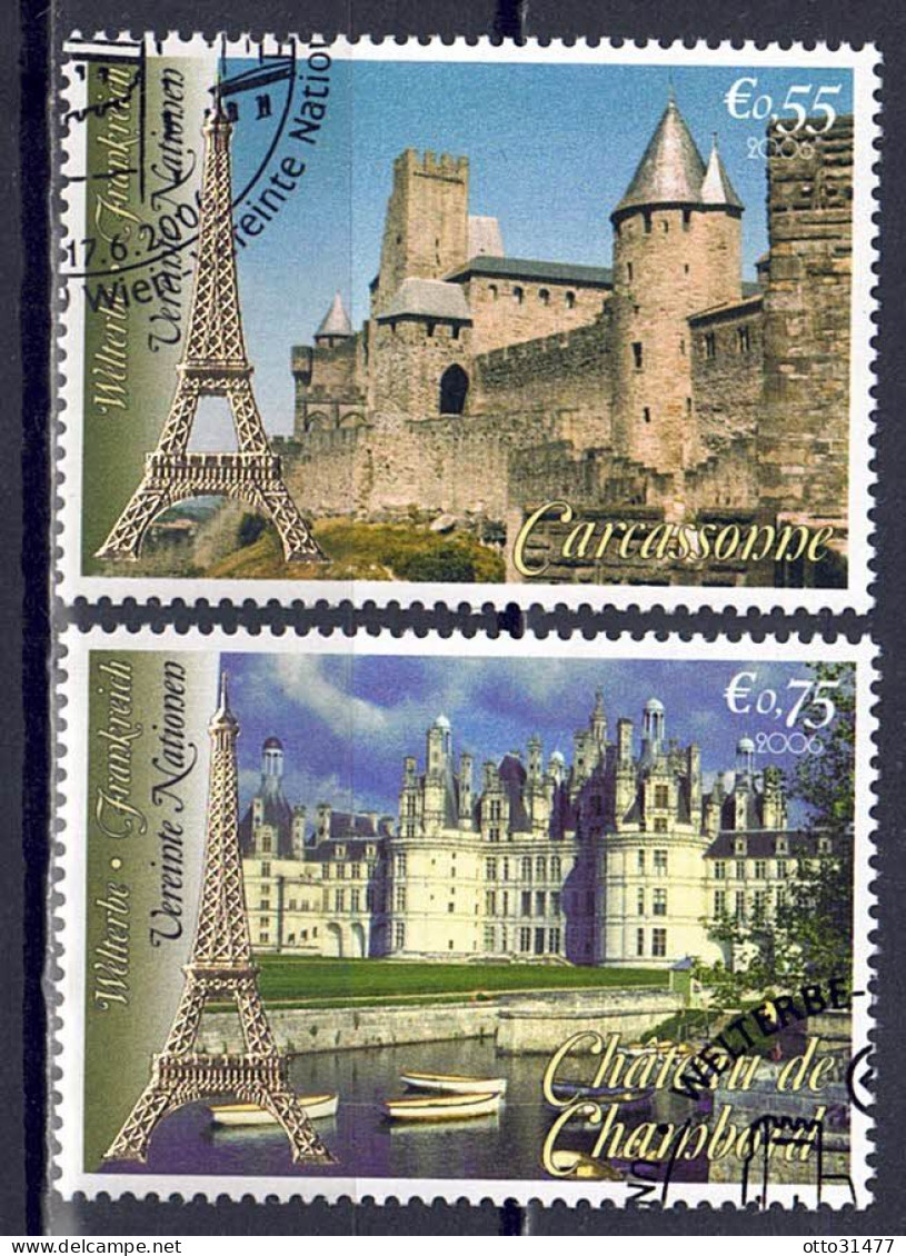 UNO Wien 2006 - UNESCO-Welterbe, Nr. 467 - 468, Gestempelt / Used - Used Stamps
