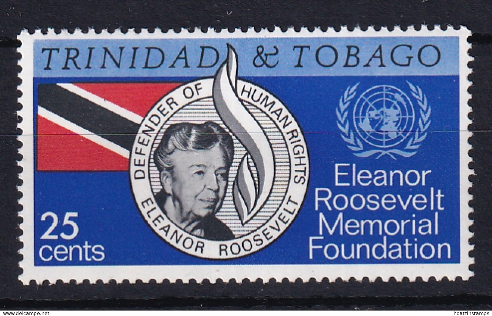 Trinidad & Tobago: 1965   Eleanor Roosevelt Memorial Foundation   MNH - Trinidad & Tobago (1962-...)