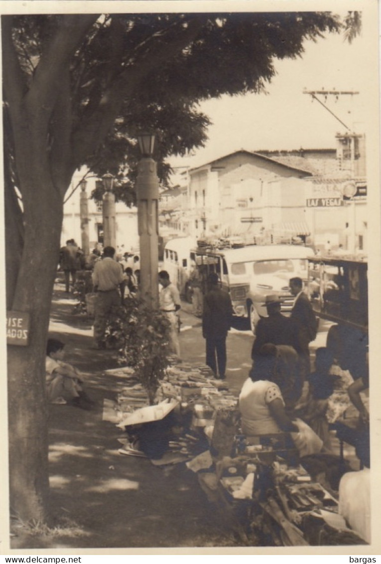 Photo Ancienne De La Colombie Cali Commerce Marché - América