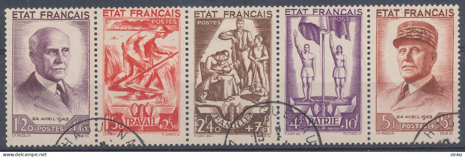 1943. France - Usados