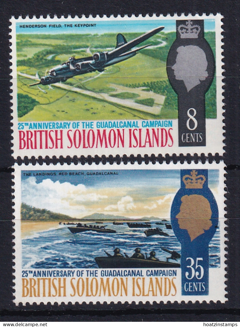 British Solomon Is: 1967   25th Anniv Of Guadalcanal Campaign   MNH - Salomonen (...-1978)