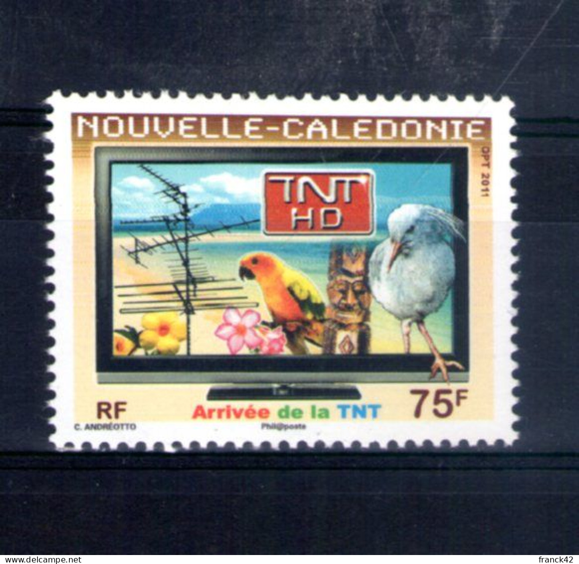 Nouvelle Calédonie. Arrivé De La TNT. 2011 - Unused Stamps