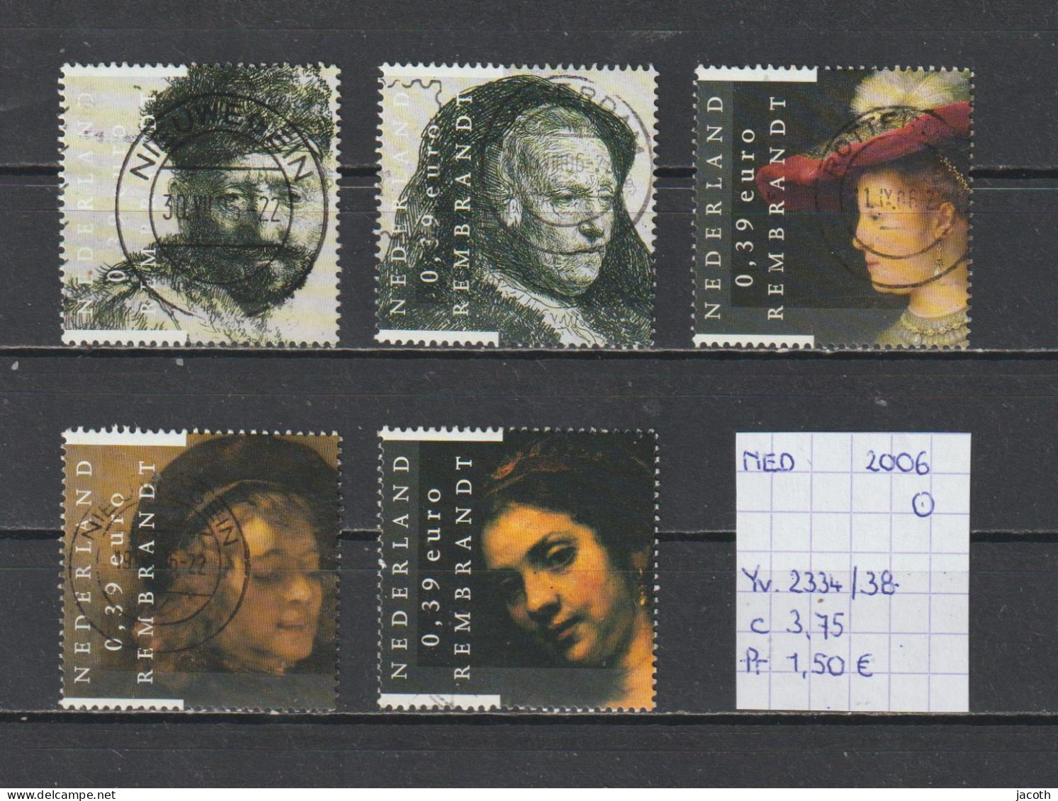 Nederland 2006 - YT 2334/38 (gest./obl./used) - Gebruikt