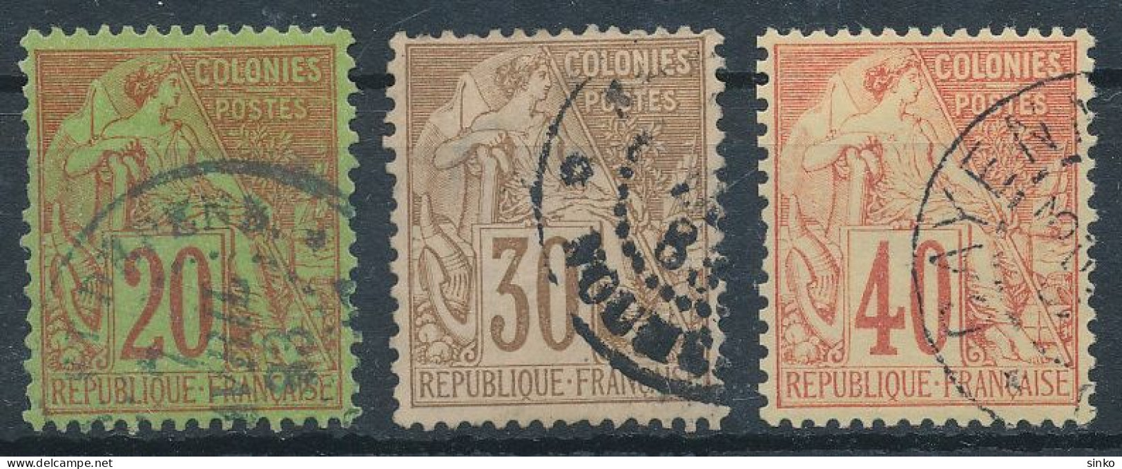 1881/86. French Colonies - Andere & Zonder Classificatie