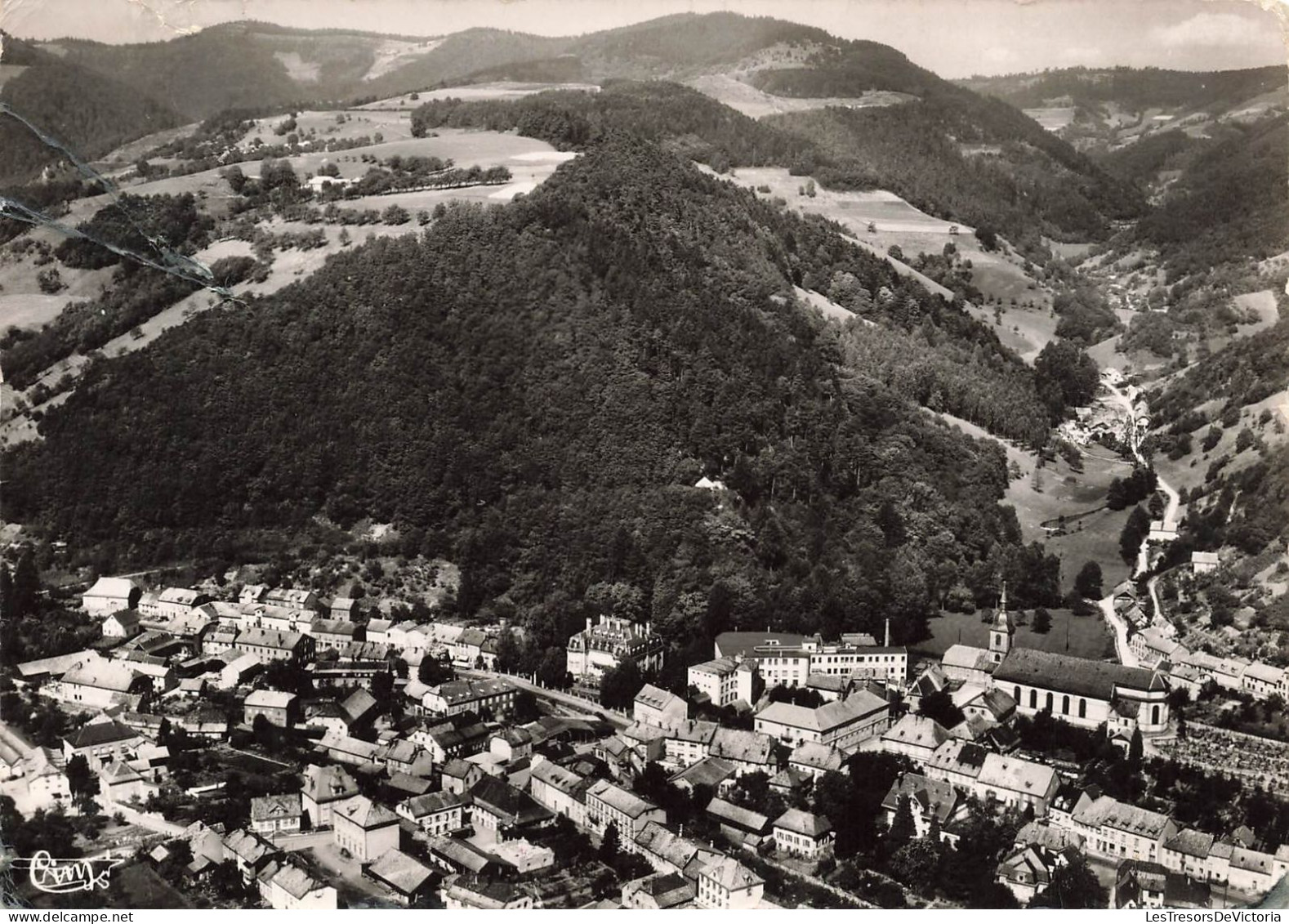 FRANCE - Sainte Croix Aux Mines - Vue Aérienne De La Ville - Carte Postale - Sainte-Croix-aux-Mines