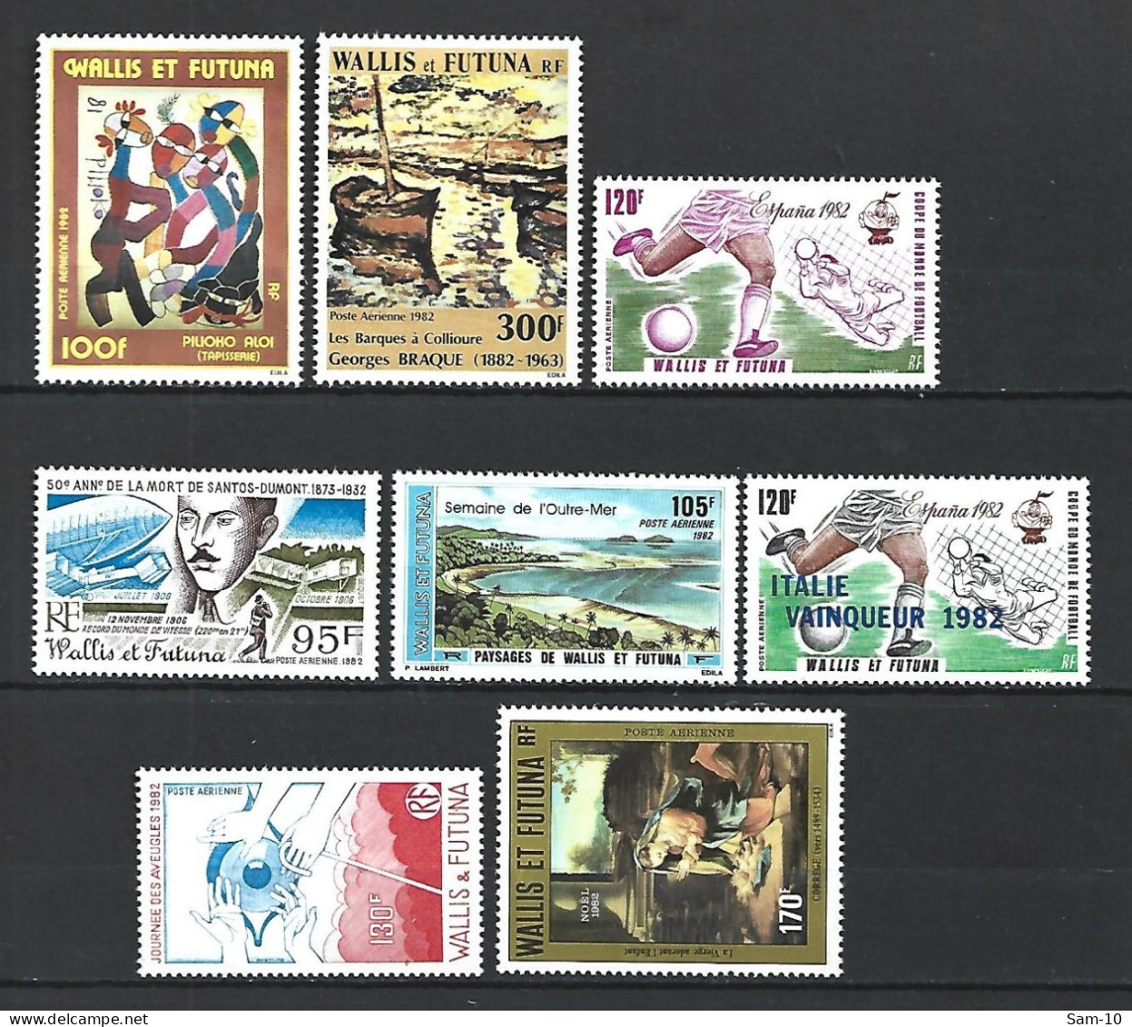 Timbre De Wallis & Futuna Neuf **  P-a  N 114 / 121 - Unused Stamps