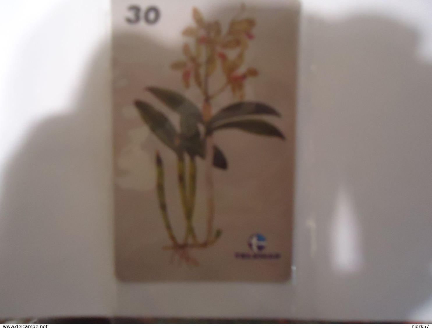 BRAZIL USED CARDS  FLOWERS  ORCHIDS - Bloemen