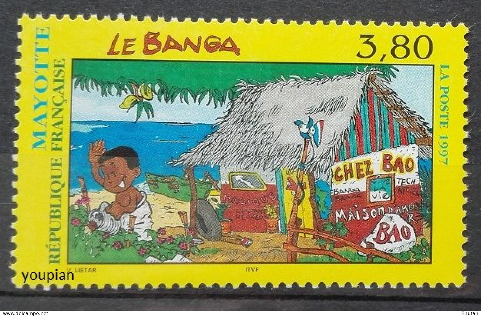 Mayotte 1997, La Banga, MNH Single Stamp - Altri - Africa