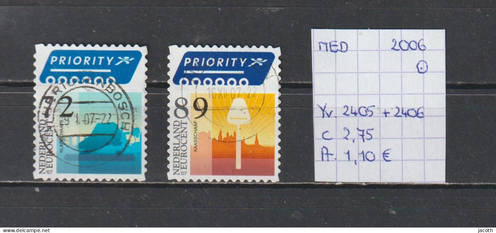 Nederland 2006 - YT 2405 + 2406 (gest./obl./used) - Gebruikt