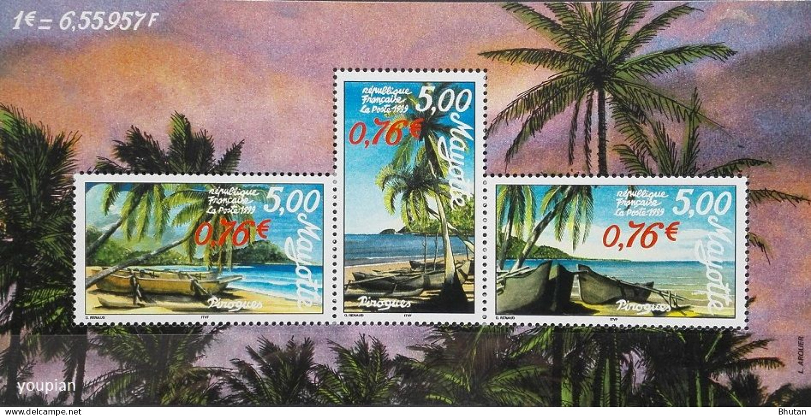 Mayotte 1999, Sans Chariere, MNH S/S - Altri - Africa