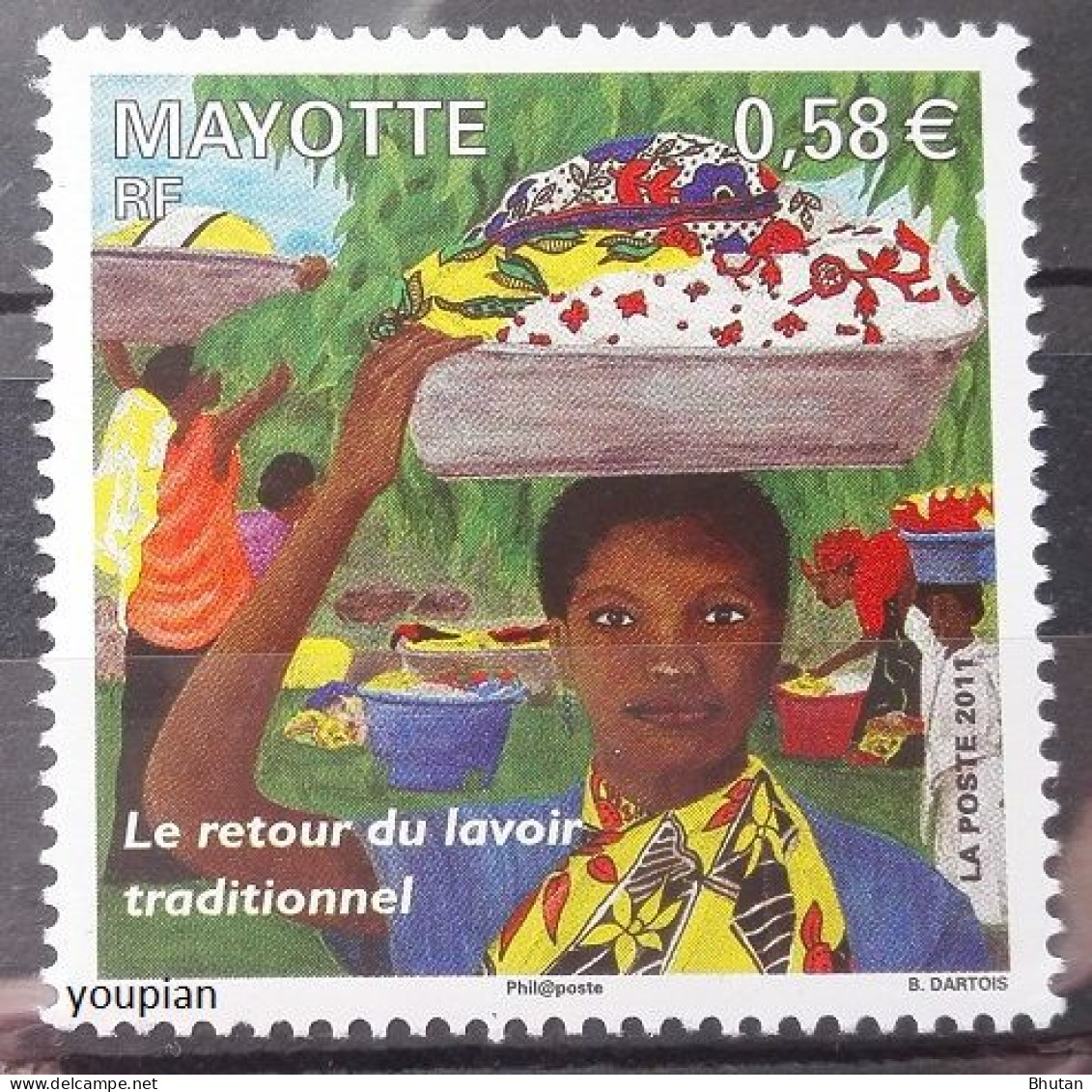 Mayotte 2011, Traditional Washing House, MNH Single Stamp - Sonstige - Afrika