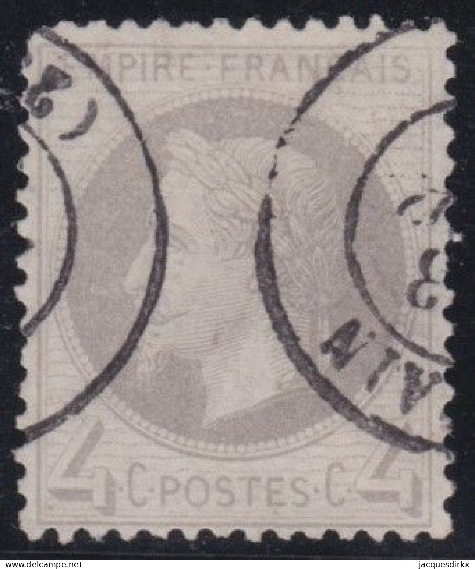 France  .  Y&T   .     27  (2 Scans)   .   O      .    Oblitéré - 1863-1870 Napoléon III Lauré